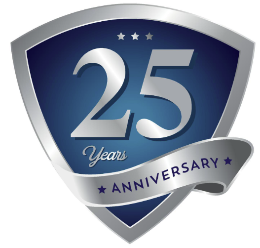 25 year anniversary logo